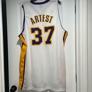 Lakers 37 ARTEST Adidas Jersey brand new size 2XL